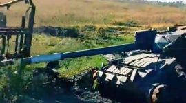 Tank canggih buatan Amerika Serikat hancur lebur di perang Rusia-Ukraina