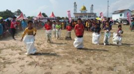 Lomba Peringatan HUT ke-78 RI di Kabupaten Bangka Barat. (Foto Timah)