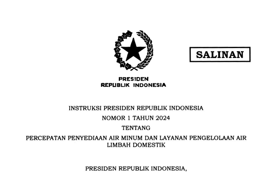 Sekretariat Kabinet Republik Indonesia | Presiden Terbitkan Instruksi ...