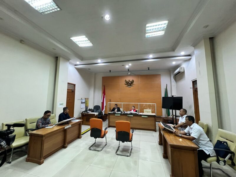 Suasana sidang praperadilan di PN Jaksel