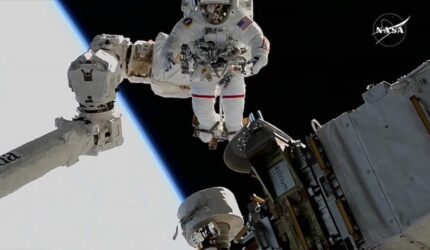 NASA Astronaut Suni Williams Spacewalk