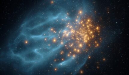 Galaxy Cluster Heart Art