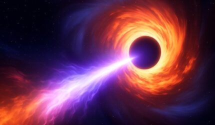 Konsep Seni Burst Lubang Hitam