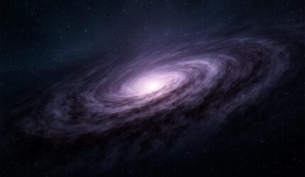 Astrophysics Universe Spin Art Concept