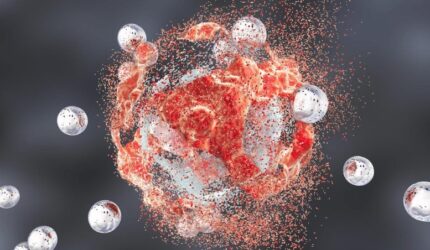 Penghancuran nanopartikel sel tumor kanker
