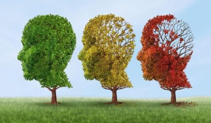 Konsep abstrak demensia Alzheimer