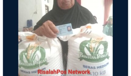 Pemerintah Kampung Manganga Jaya, Distrik Banjit: Hari Ini Didistribusikan Bantuan Makanan Provinsi Lampung (BBP) 2025, untuk 299 kpm