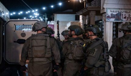 Iof menculik enam orang Palestina di W. Bank
