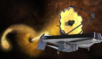 James Webb Space Telescope Black Hole