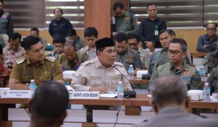 Bupati Aceh Besar Harap Dukungan BNPB Atasi Kerentanan Bencana dan Krisis Air