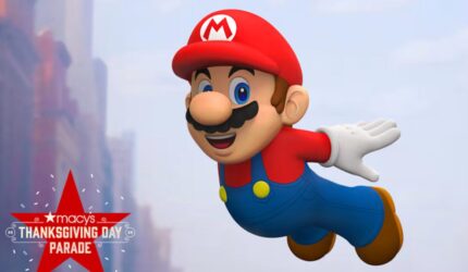 Mario Sedang Menuju Parade Thanksgiving Macy
