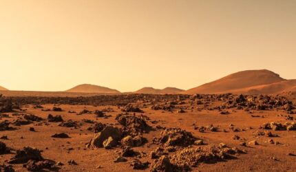 Lanskap di Planet Mars