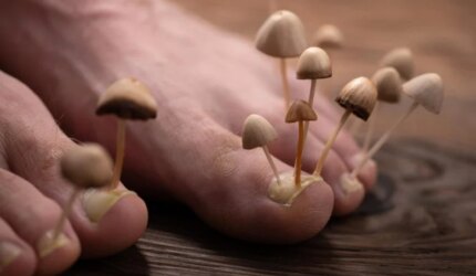 Jamur Tumbuh di Infeksi Jamur Kuku Jari Kaki