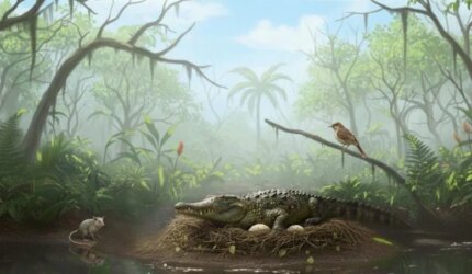 Rekonstruksi Artistik Mekosuchine Wanita