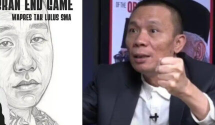 Rismon Tak Kapok Jadi Tersangka, Pamer Buku 'Gibran End Game: Wapres Tak Lulus SMA'