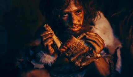 Manusia Gua Makan Daging