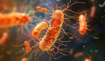 Ilustrasi Seni Bakteri Superbug E coli