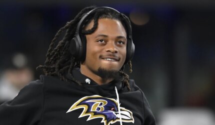 Baltimore Ravens Running Back Keaton Mitchell