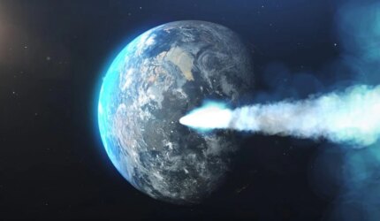 Jejak Komet Planet Bumi