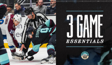 Longsoran salju (23-2-7) vs Kraken (12-12-6)