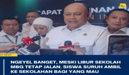 Warganet Ngakak MBG Tetap Jalan saat Liburan Sekolah: Yang Makan Setan!