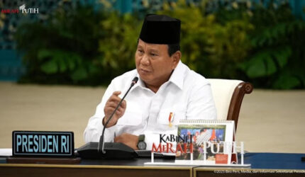 Prabowo Sebut Banjir Sumatera Karena Perubahan Iklim
