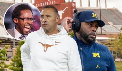 Desmond Howard suggests Texas head coach Steve Sarkisian could leave.