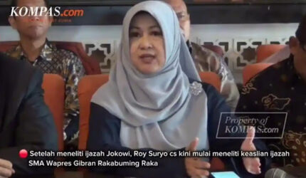 Usai Ijazah Jokowi, Kini Tim Roy Suryo dan Dokter Tifa Targetkan Ijazah Wapres Gibran