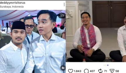 Sentilan Menohok Tersangka Ade Kuswara Mesra Bareng Gibran dan Kaesang