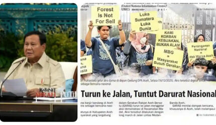 Warga Aceh Mulai Demo! Long March Desak Status Bencana Nasional