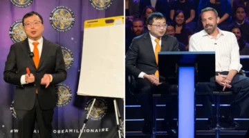 Jamie Ding dari 'Jeopardy! Menarik Rekan Tim 'Millionaire' Ben Affleck saat Dia Menjawab Pertanyaan Penggemar