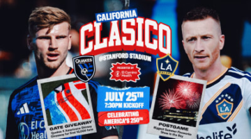 PRATINJAU PERTANDINGAN: Gempa menghadapi Galaxy di California Clasico ke-105