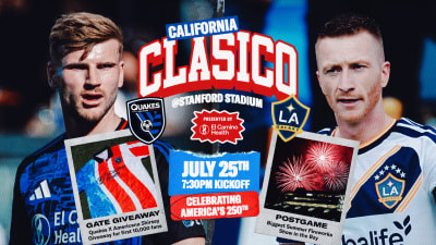 PRATINJAU PERTANDINGAN: Gempa menghadapi Galaxy di California Clasico ke-105
