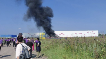 Unit Militer Rusia Terbakar di Engels, Drone Menyerang Gudang Wildberry Yekaterinburg